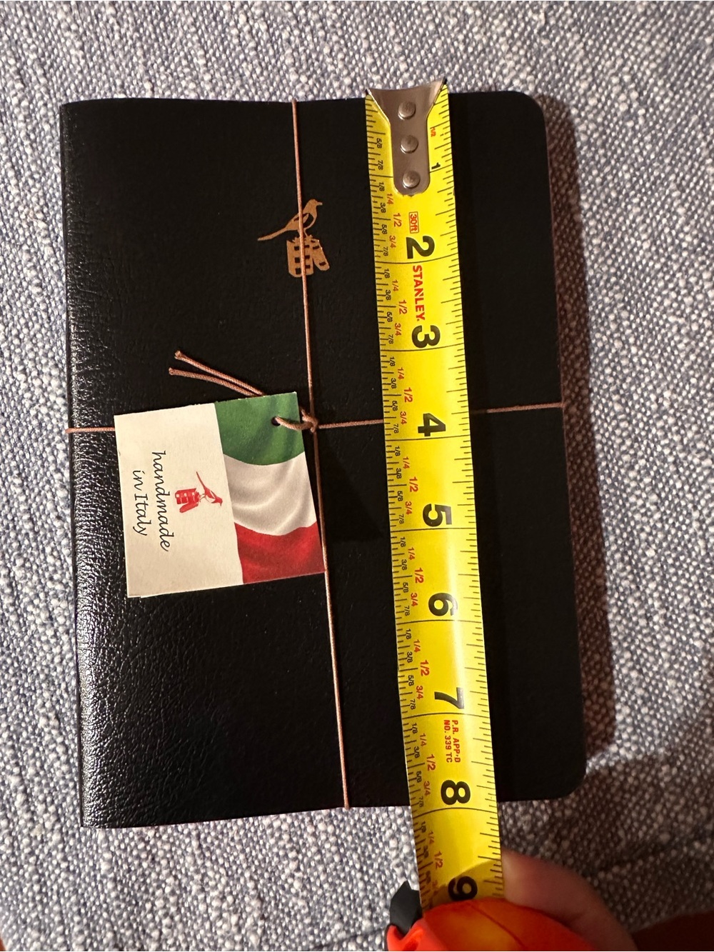 Bieffe Handmade in Italy Black set of 3 notebooks - Picture 8 of 9